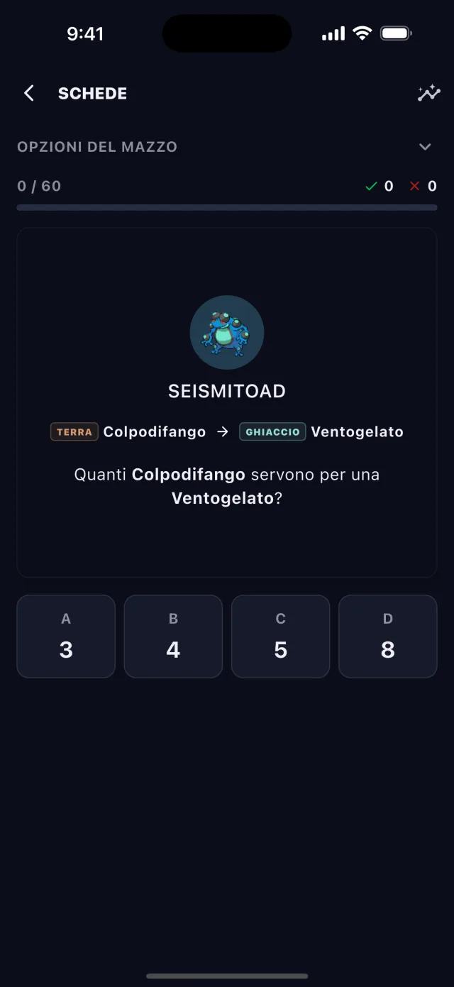 BattleFlow flashcards drilling Pokémon GO PvP matchups and move counts